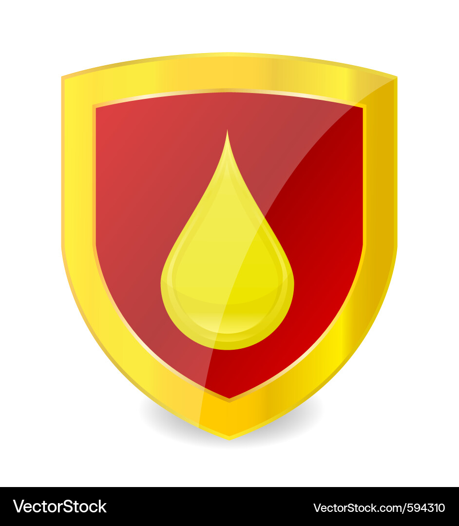 Liquid drop sign Royalty Free Vector Image - VectorStock