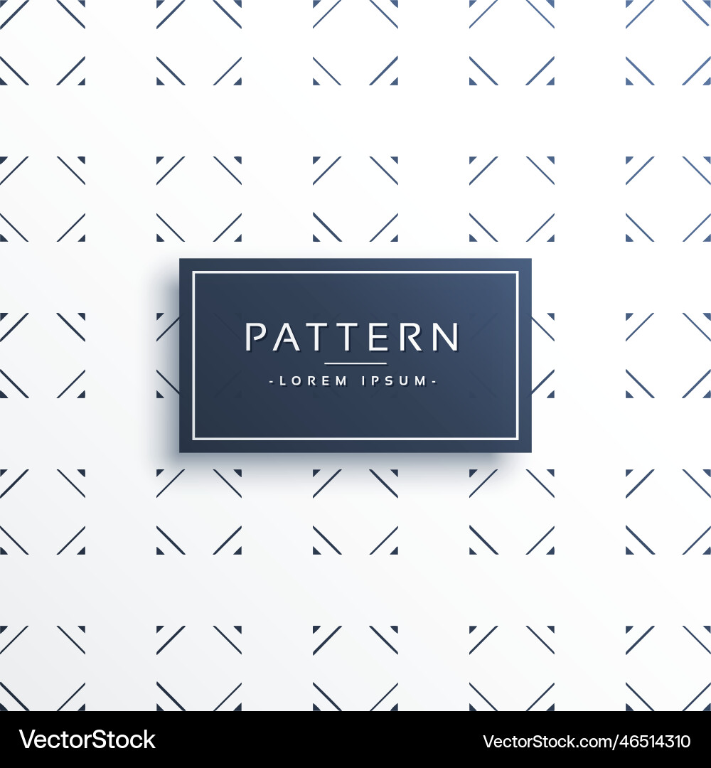 Minimal clean line pattern background vector image