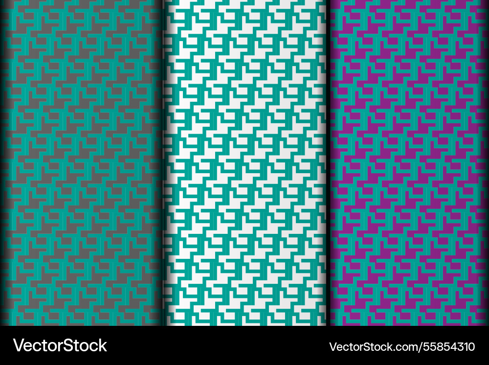 Pattern design element vector image