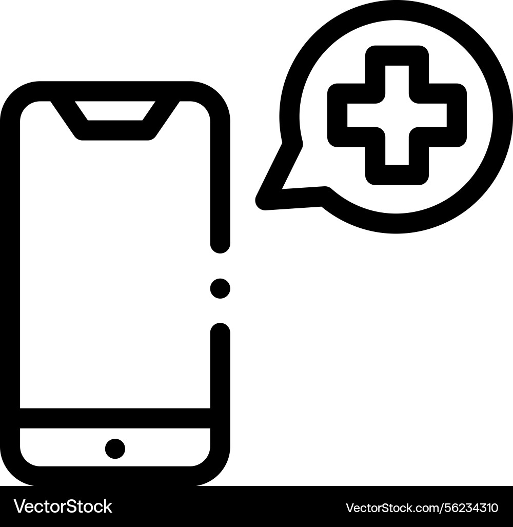 Phone book icon thin linear style design isolated Phone book icon thin linear style design isolated vector image