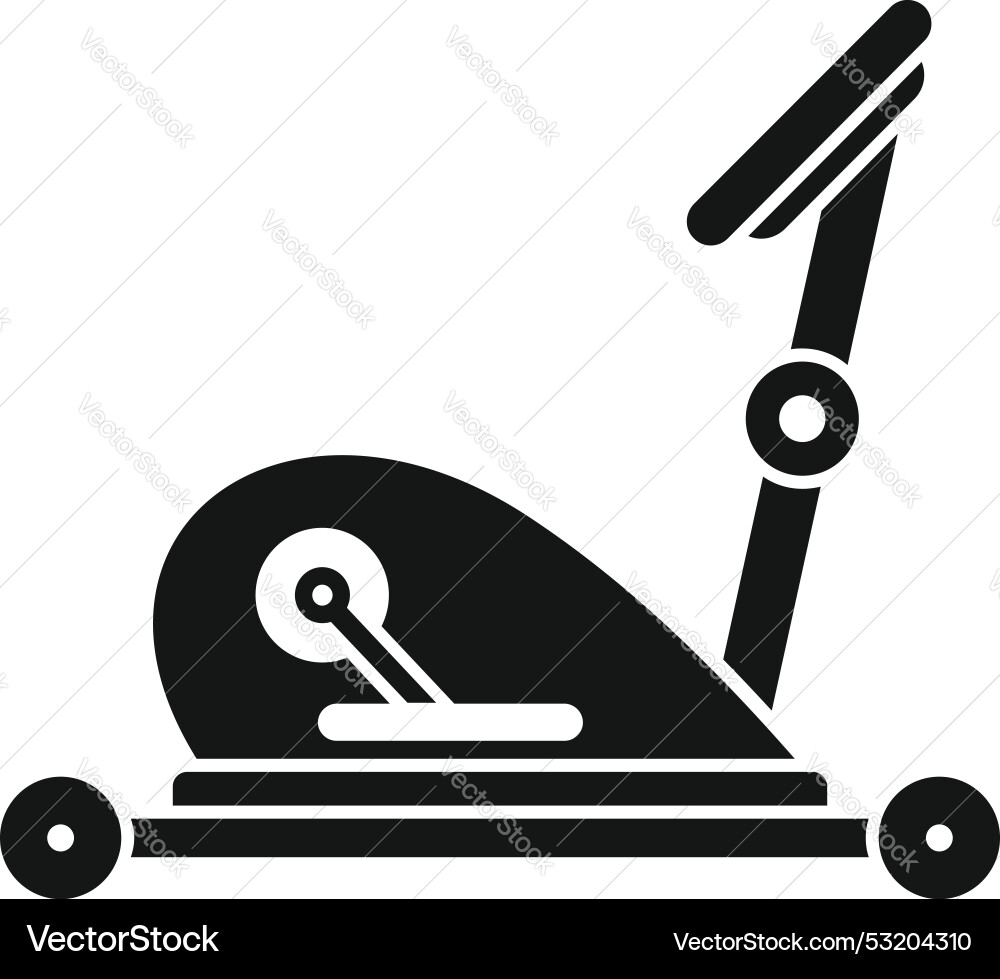 Stationary bike providing indoor cardio workout Stationary bike providing indoor cardio workout vector image