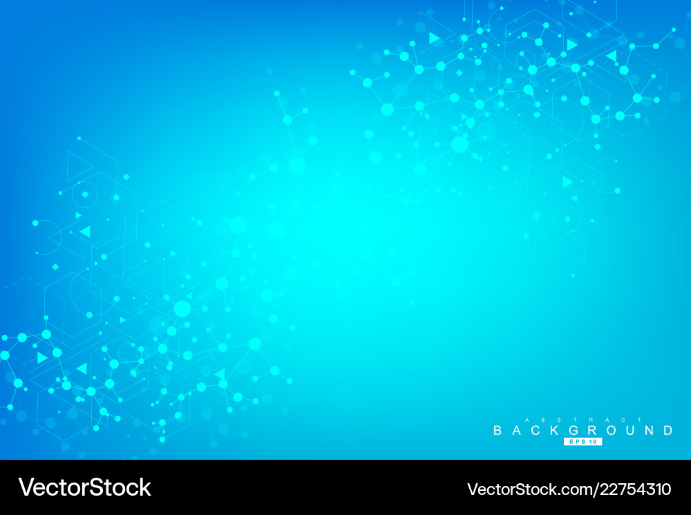 Structure molecule and communication dna atom Structure molecule and communication dna atom vector image