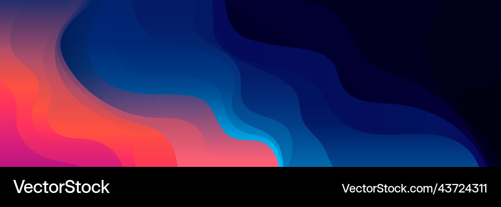 Abstract gradient wave shape background trendy Abstract gradient wave shape background trendy vector image