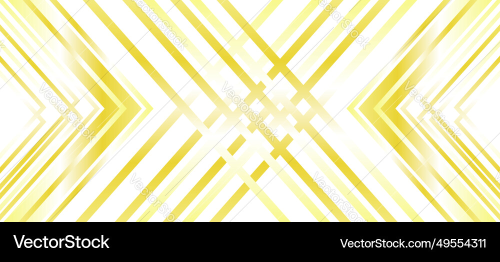 Abstract yellow diagonal lines with chevron Vector Image