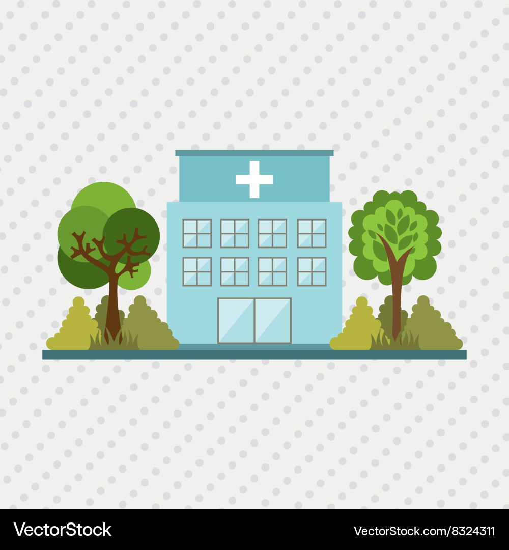 Building front design Vector Image