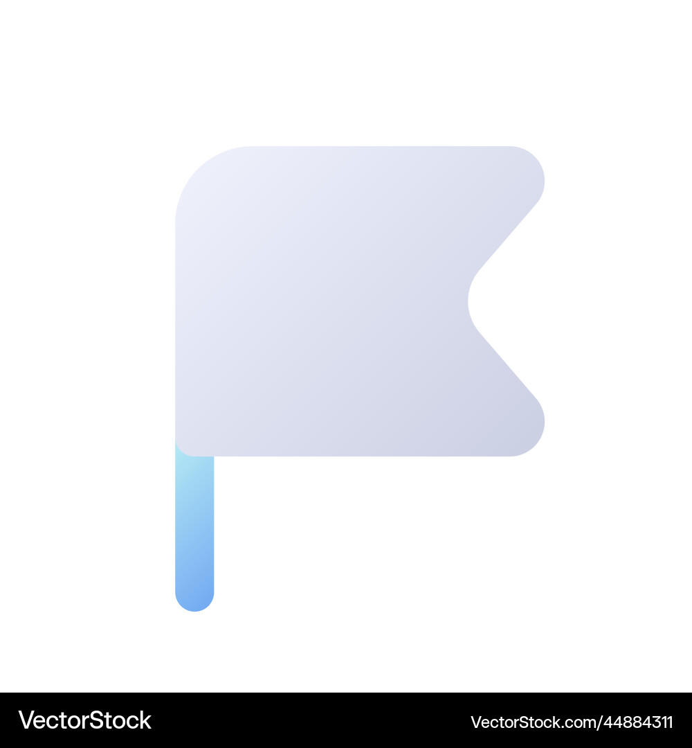 Flag pixel perfect flat gradient two-color ui icon Flag pixel perfect flat gradient two-color ui icon vector image