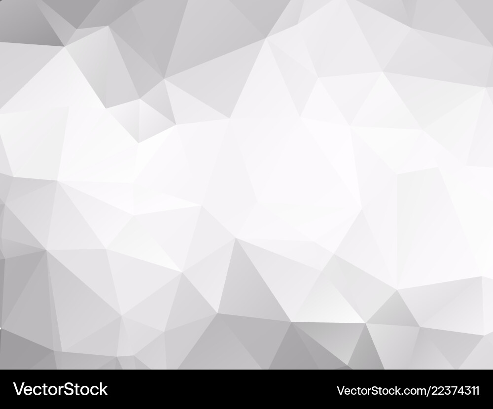 Gray Polygonal Abstract Pattern vector image
