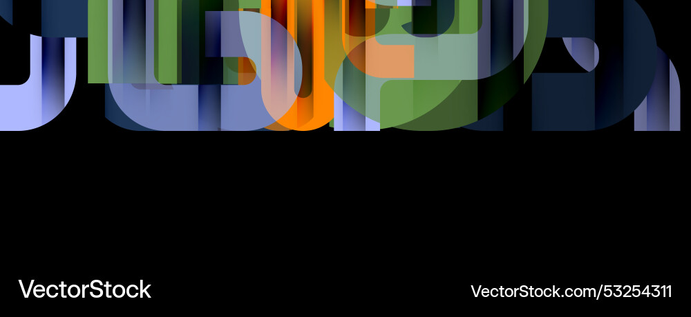Lines abstract letter style design background Vector Image