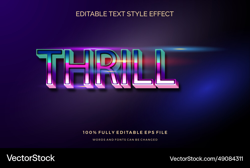 Moderne editierbare Text Stil Effekt Gradientenfarbe Moderne editierbare Text Stil Effekt Gradientenfarbe vektorbild