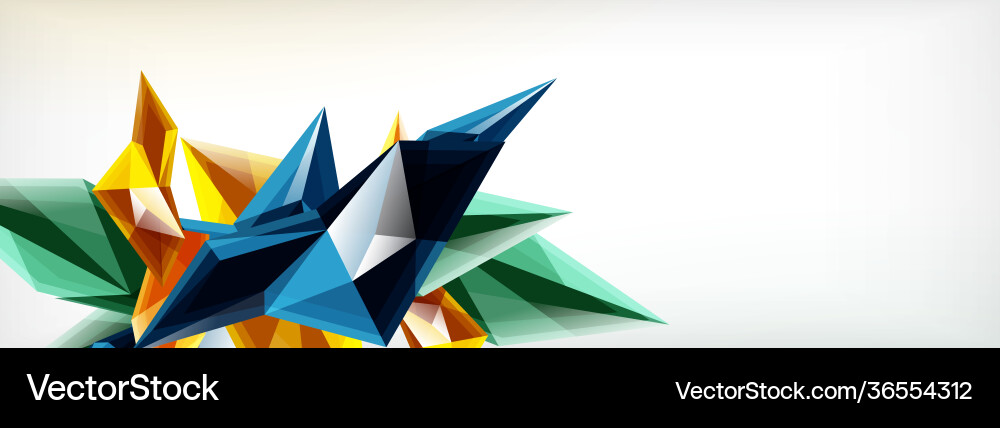 3d triangles and pyramids abstract 3d triangles and pyramids abstract vector image