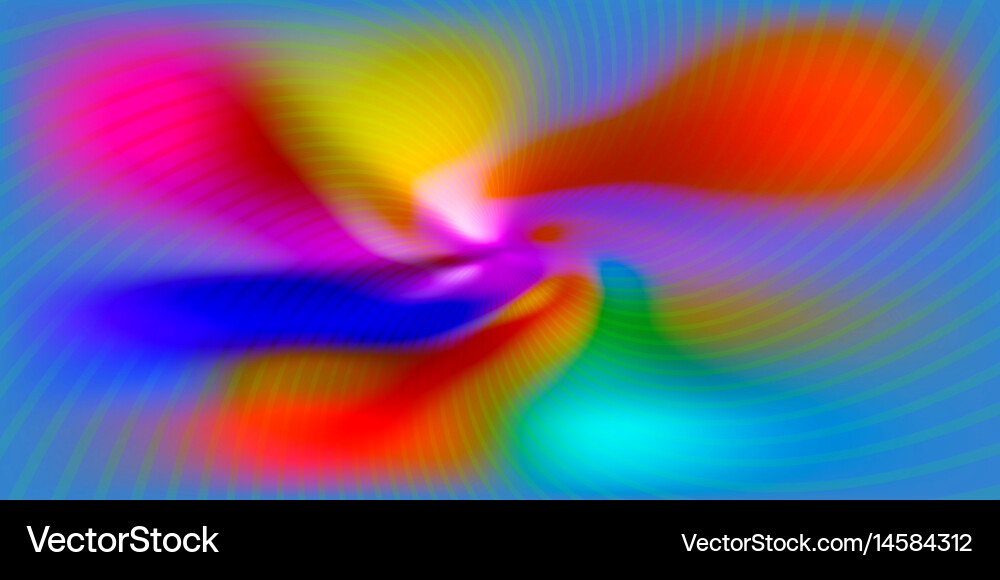 Abstract colorful shape background vector image