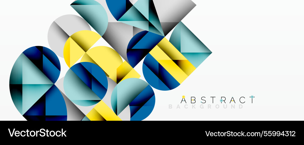 Modern abstract composition with layered circles Modern abstract composition with layered circles vector image