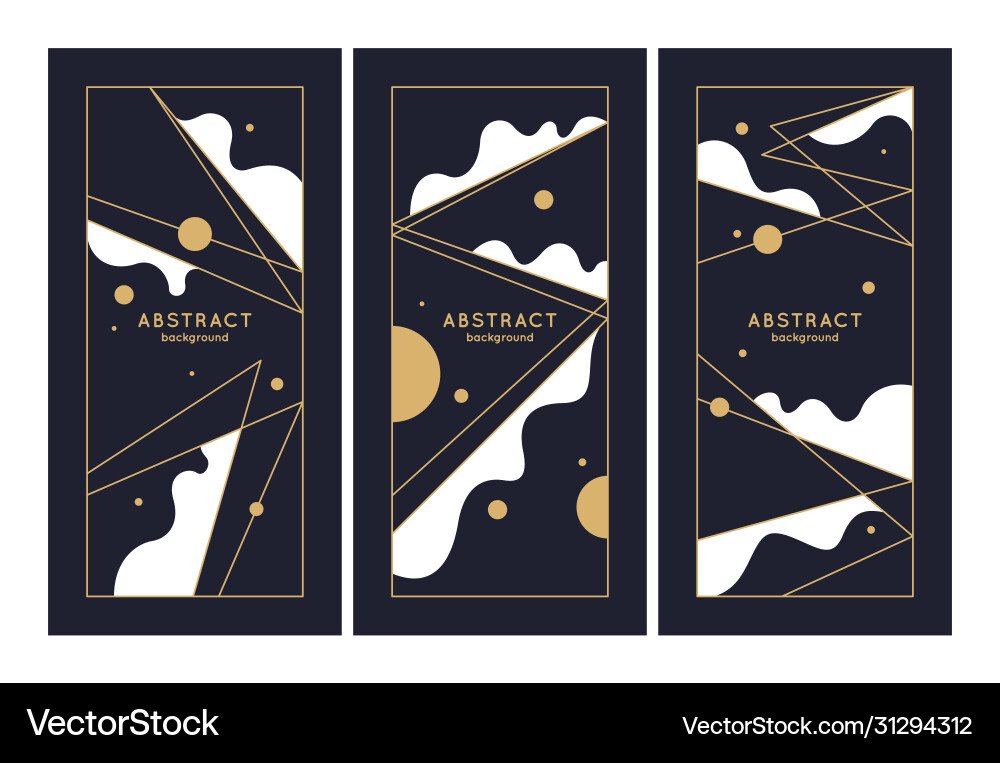 Poster with dynamic waves Vector Image