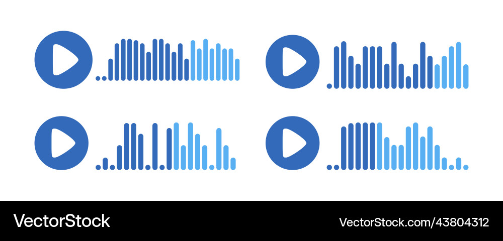 Recording of audio message template ui element Recording of audio message template ui element Vector Image