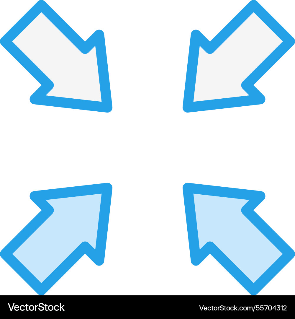 Resize icon design Vector Image
