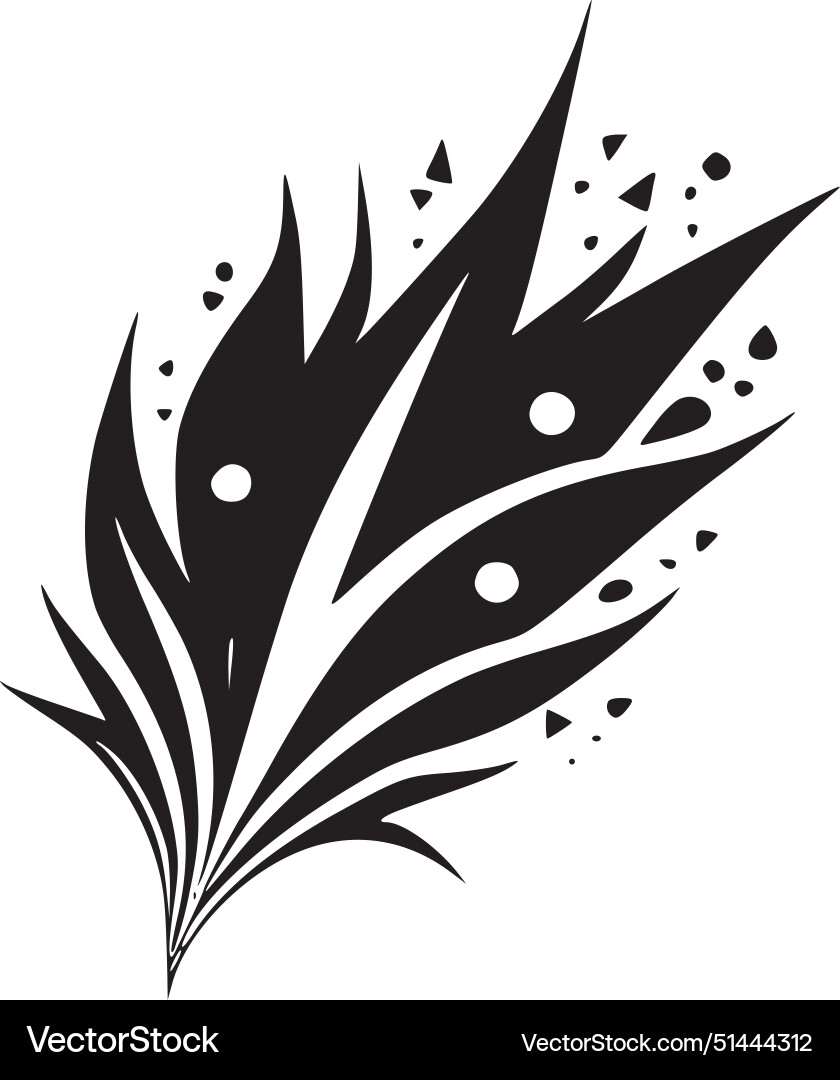 Rhinestone - minimalist and simple silhouette Vector Image