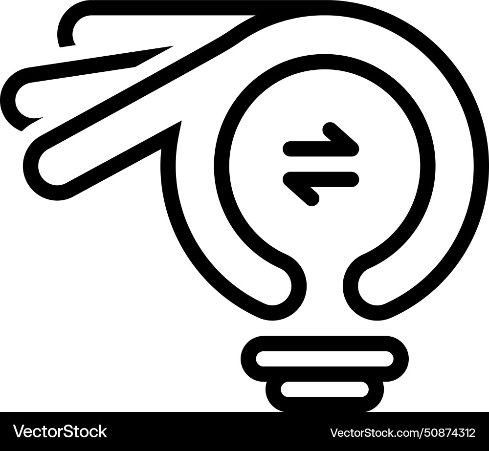 Sharing idea Vector Image