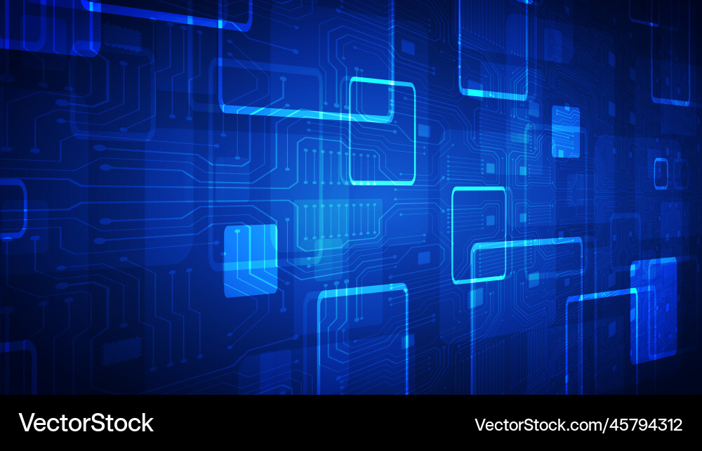 Technology background with hi-tech digital Technology background with hi-tech digital vector image