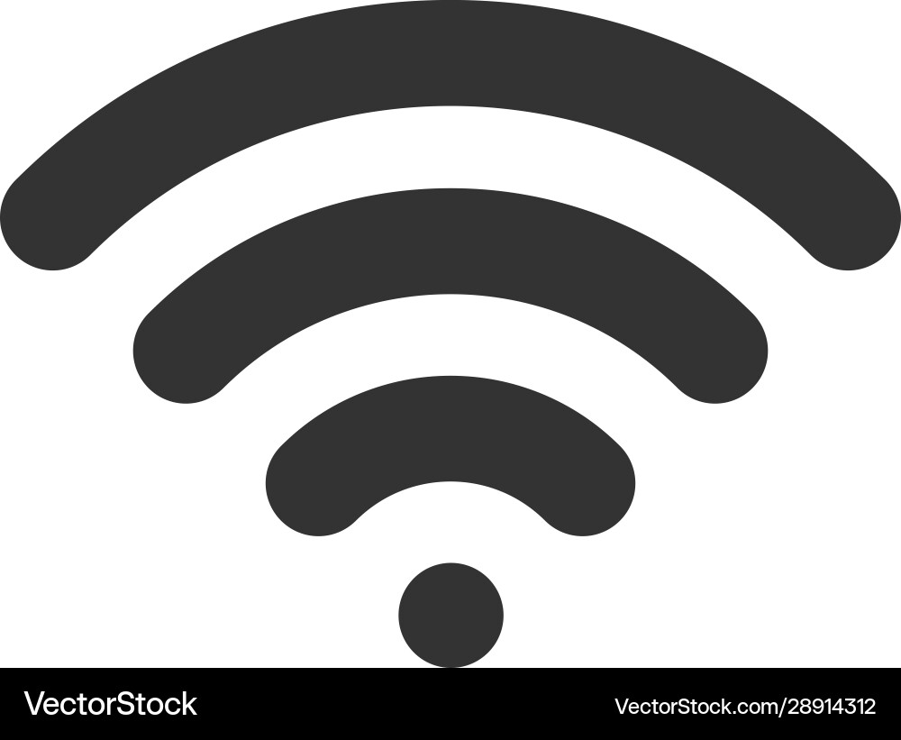 Wifi signal icon wireless symbol connection web Wifi signal icon wireless symbol connection web vector image