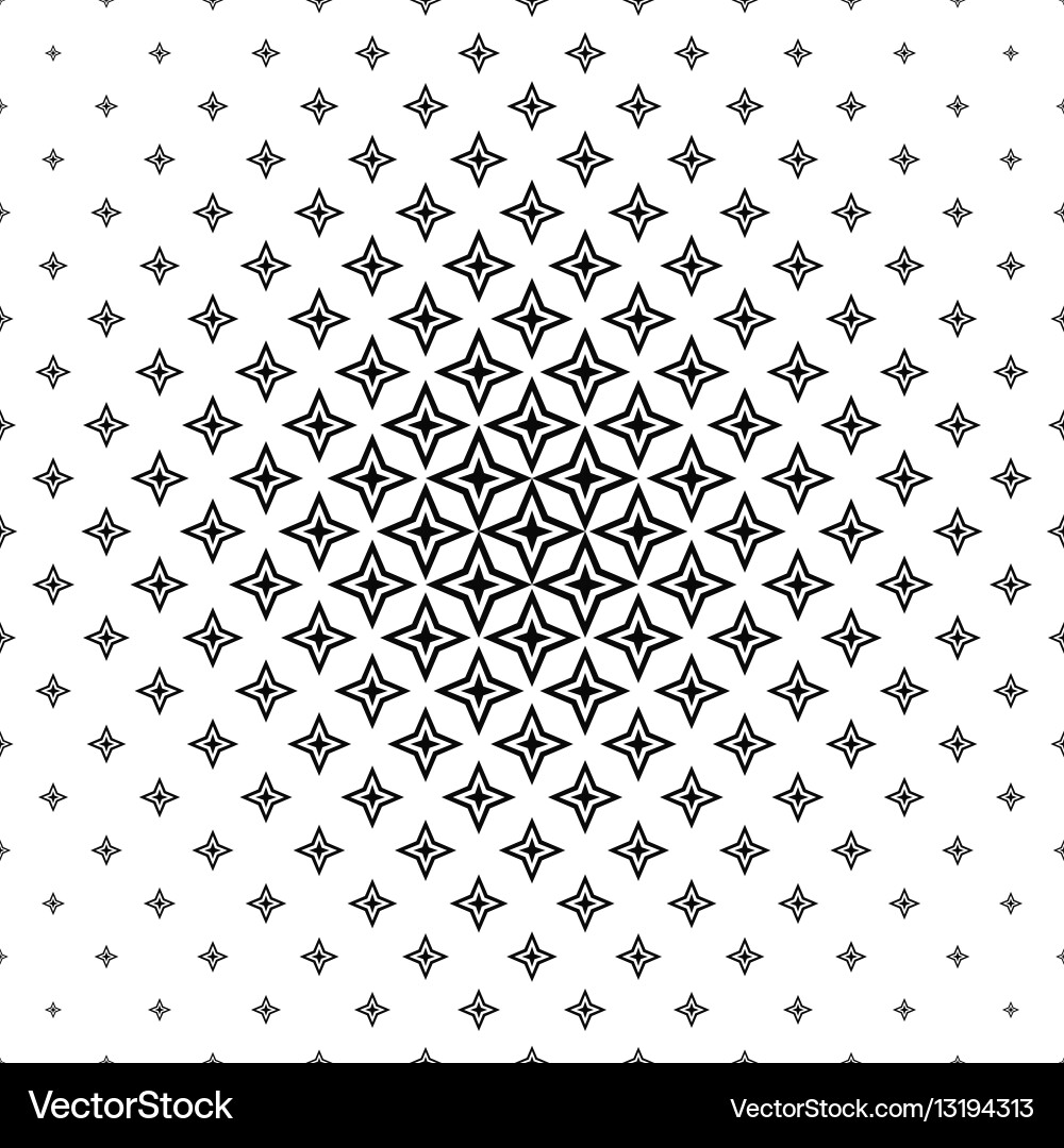 Black and white abstract polygon pattern design vector image