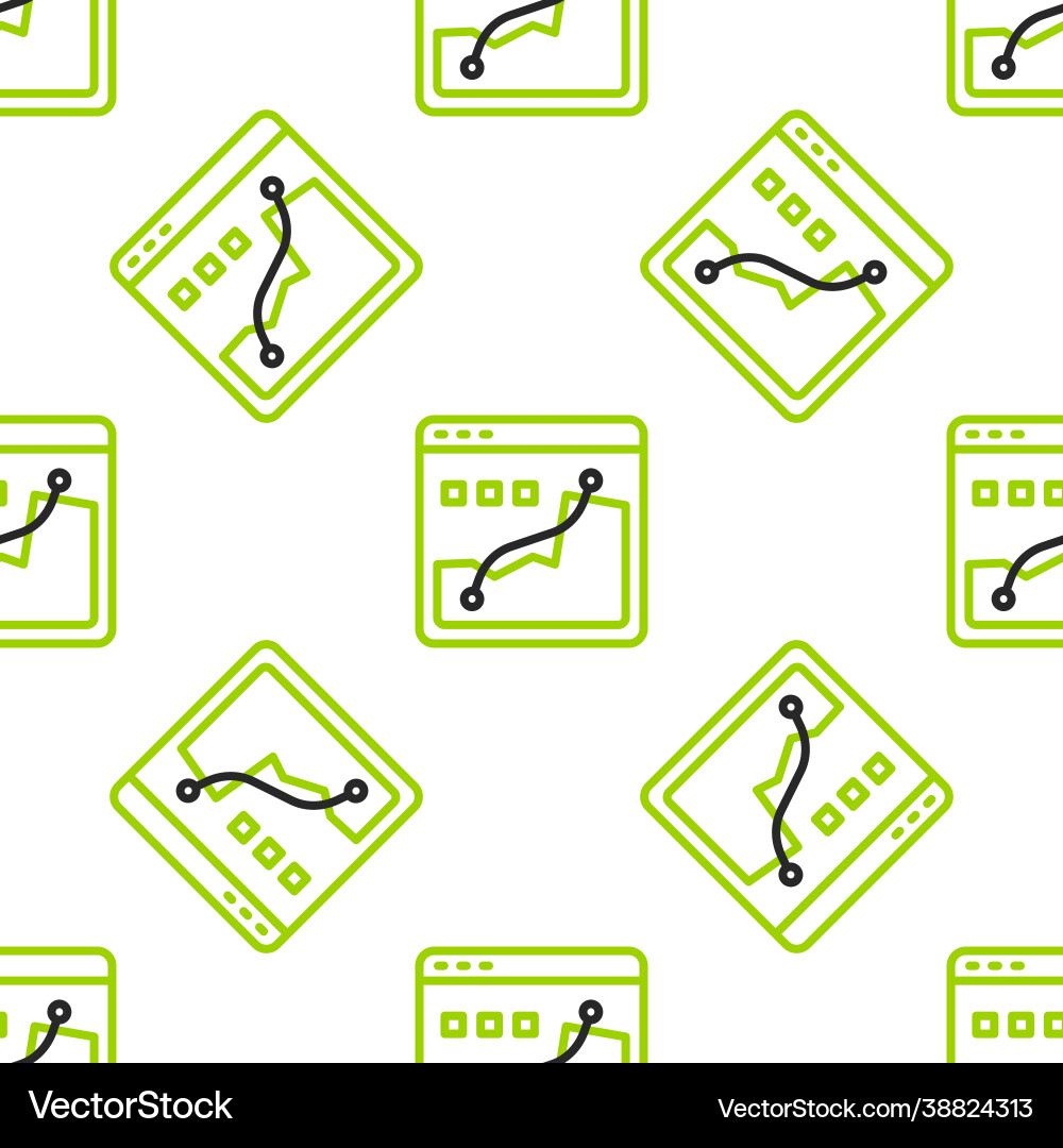 Line histogram graph photography icon isolated Line histogram graph photography icon isolated vector image