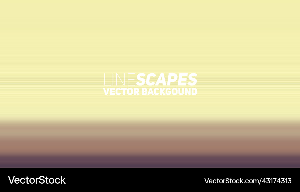 Linescapes gradient background minimal vector image