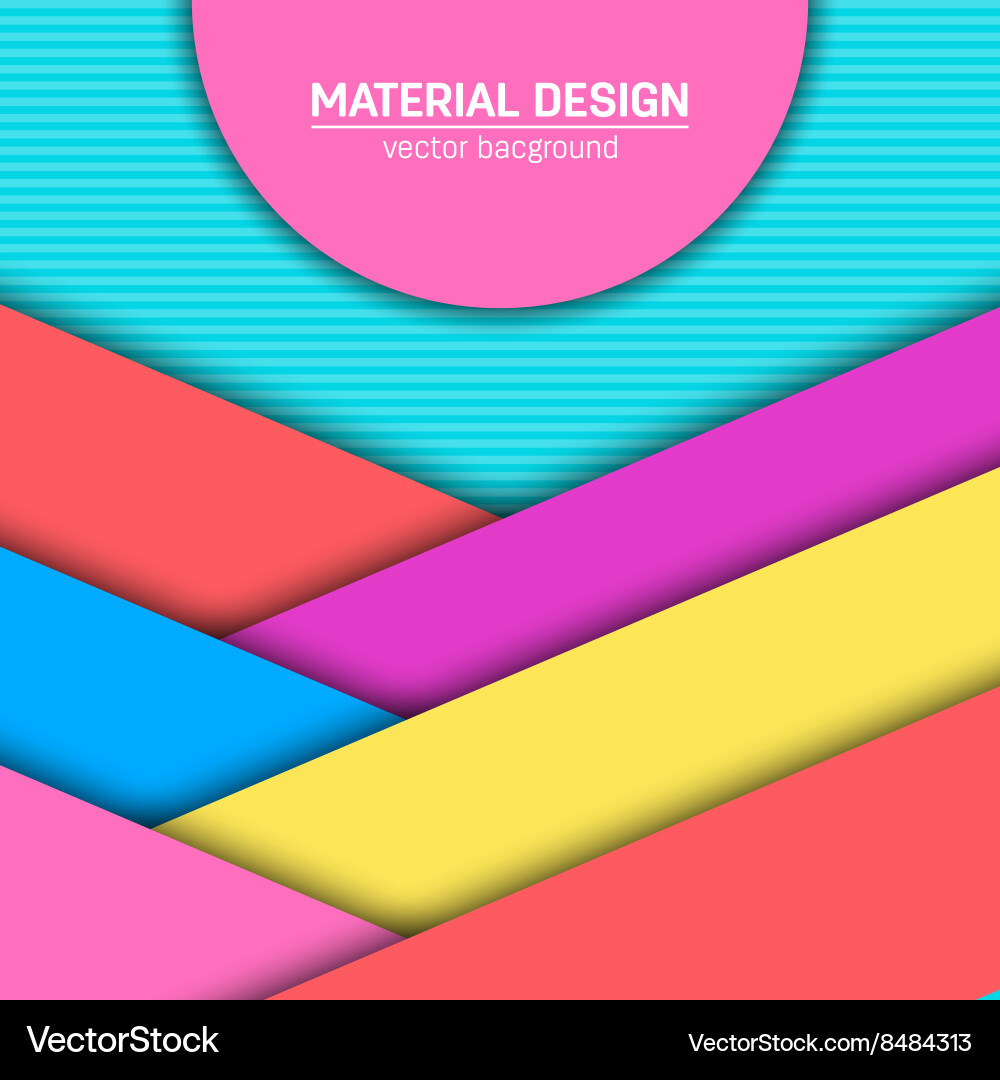 Material design background abstract vector image