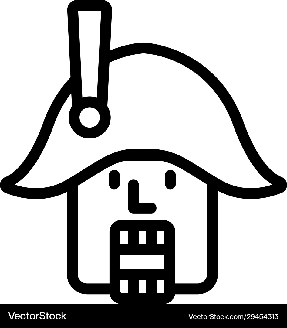 Nutcracker icon isolated contour symbol Nutcracker icon isolated contour symbol Vector Image