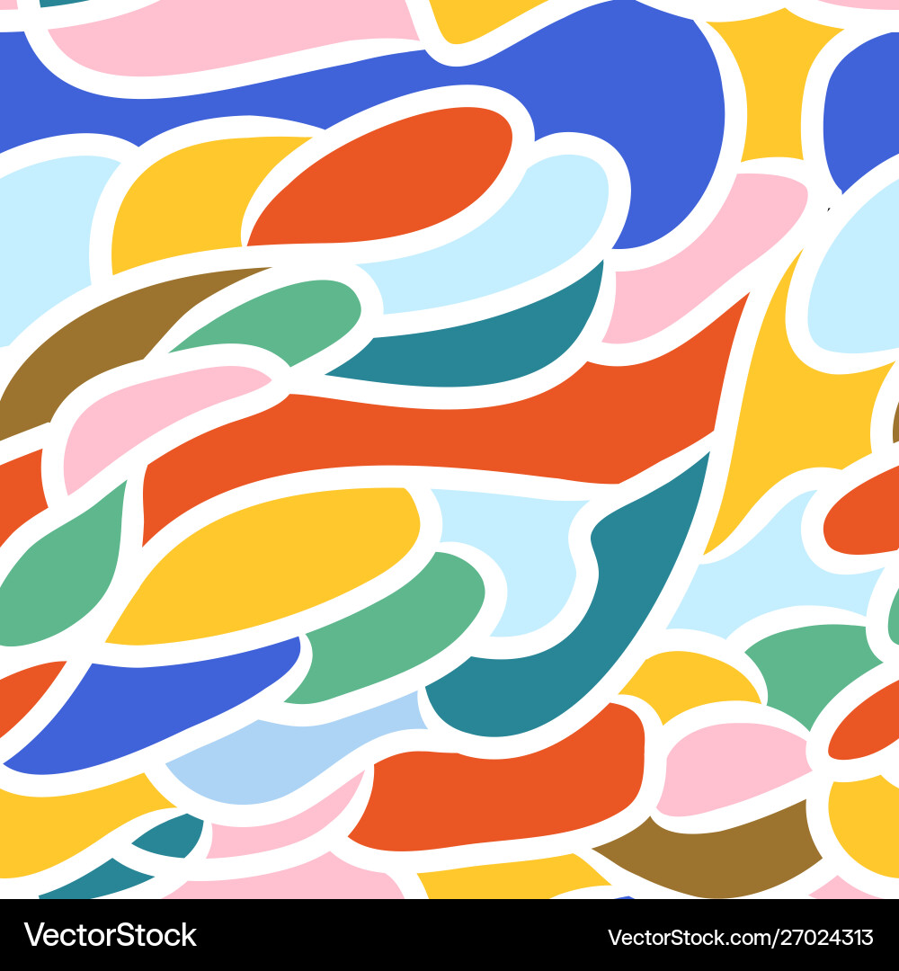 Seamless pattern lines in style stained Seamless pattern lines in style stained vector image