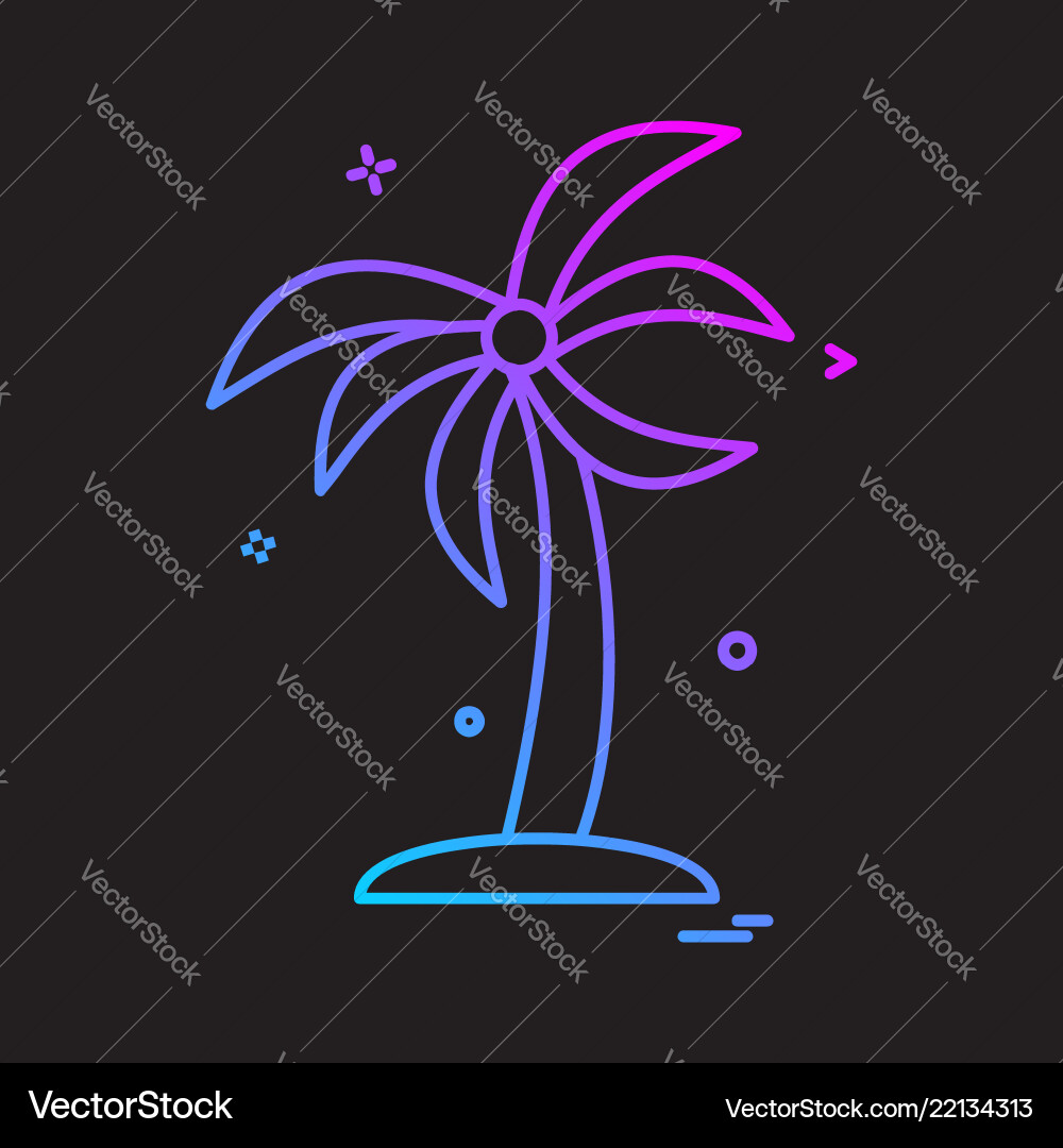 Tree icon design Tree icon design Vector Image