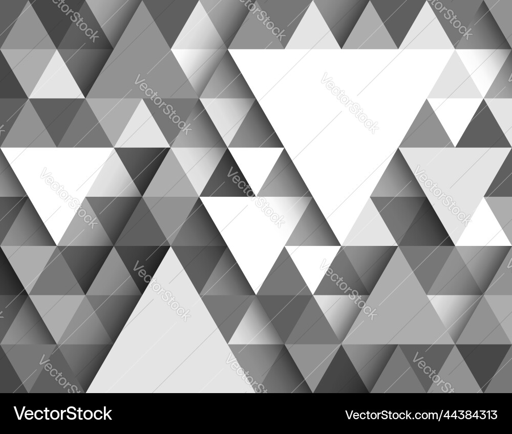 Triangle shape white gray abstract background Triangle shape white gray abstract background vector image