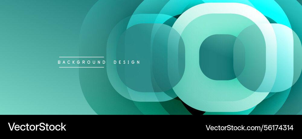 Abstract design overlapping circles create Abstract design overlapping circles create Vector Image