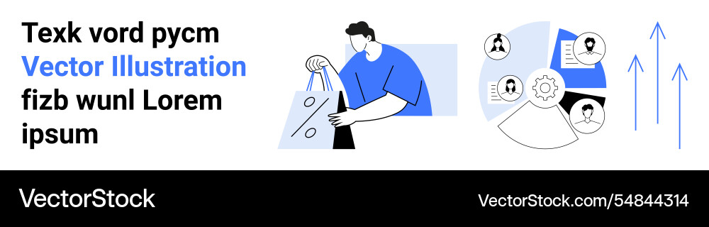 Animated depicting collaborative projects Animated depicting collaborative projects vector image