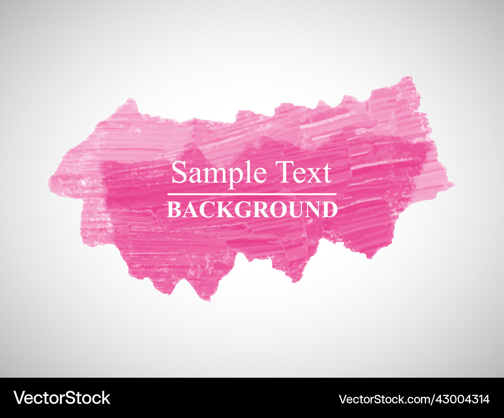 Brush stroke painted watercolor abstract Brush stroke painted watercolor abstract vector image