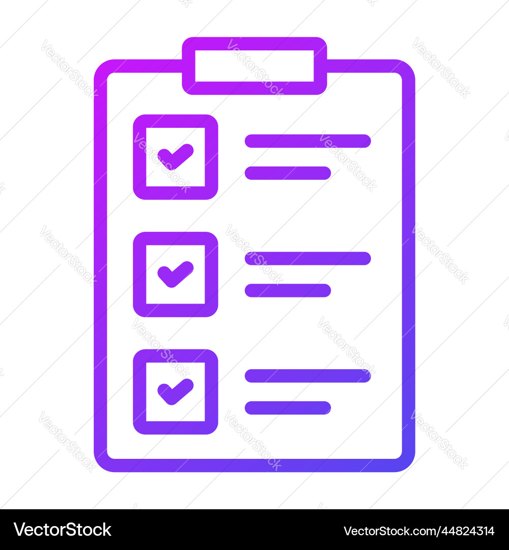 Clipboard icon user interface as a simple sign vector image