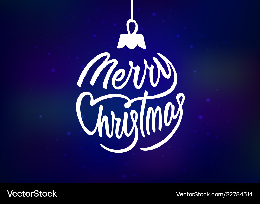 Frohe Weihnachtskarte mit Schriftzug Frohe Weihnachtskarte mit Schriftzug vektorbild