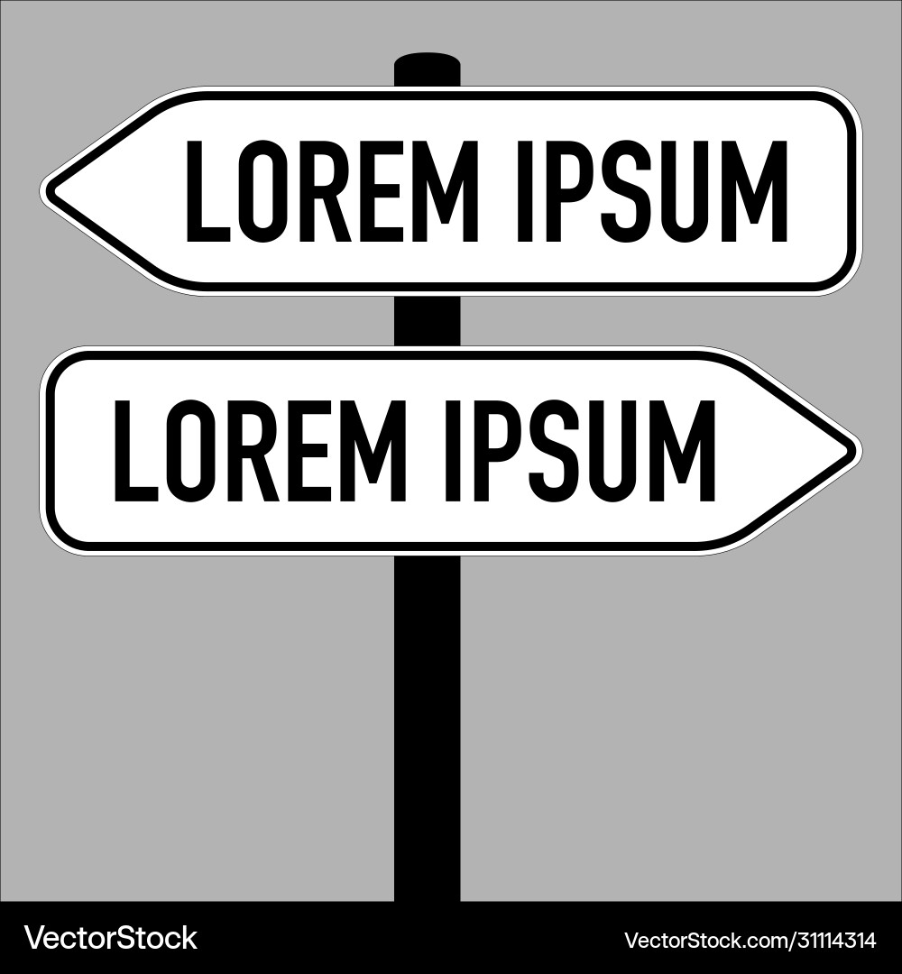 Isolated sign displaying name place Isolated sign displaying name place vector image