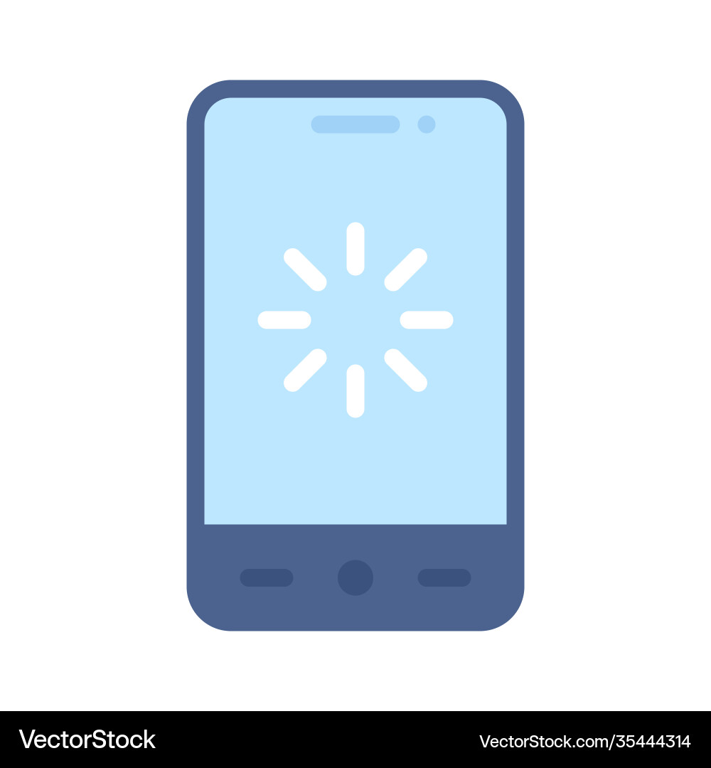 Loading screen icon mobile application Vector Image