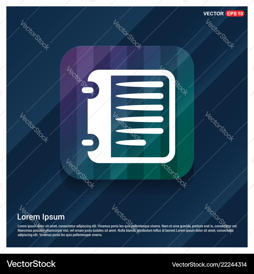 Report list icon Vector Image