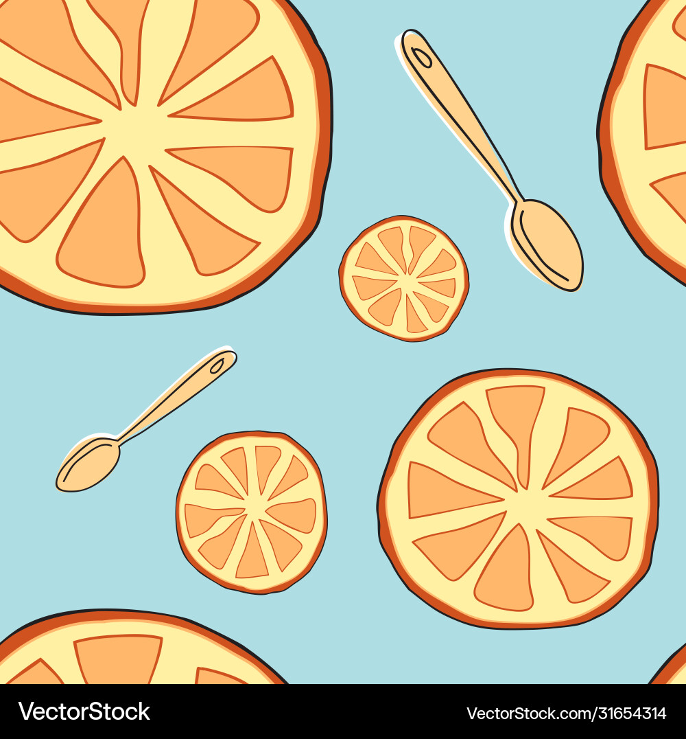 Seamless repeating tile pattern with elements vector image