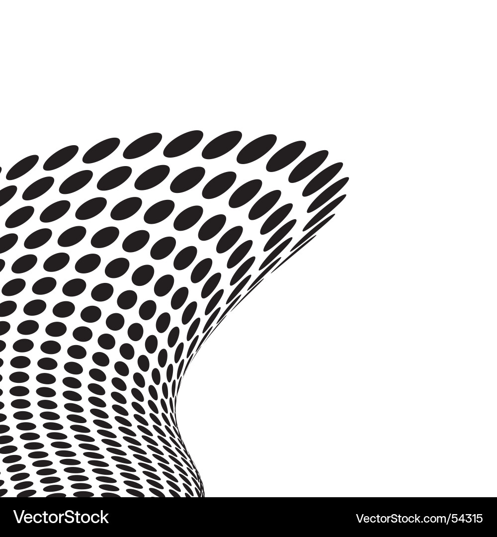 Dynamic Wave Form vector image