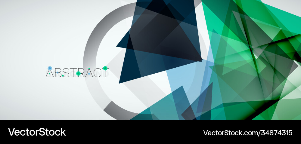 Geometric abstract background color triangle Geometric abstract background color triangle vector image