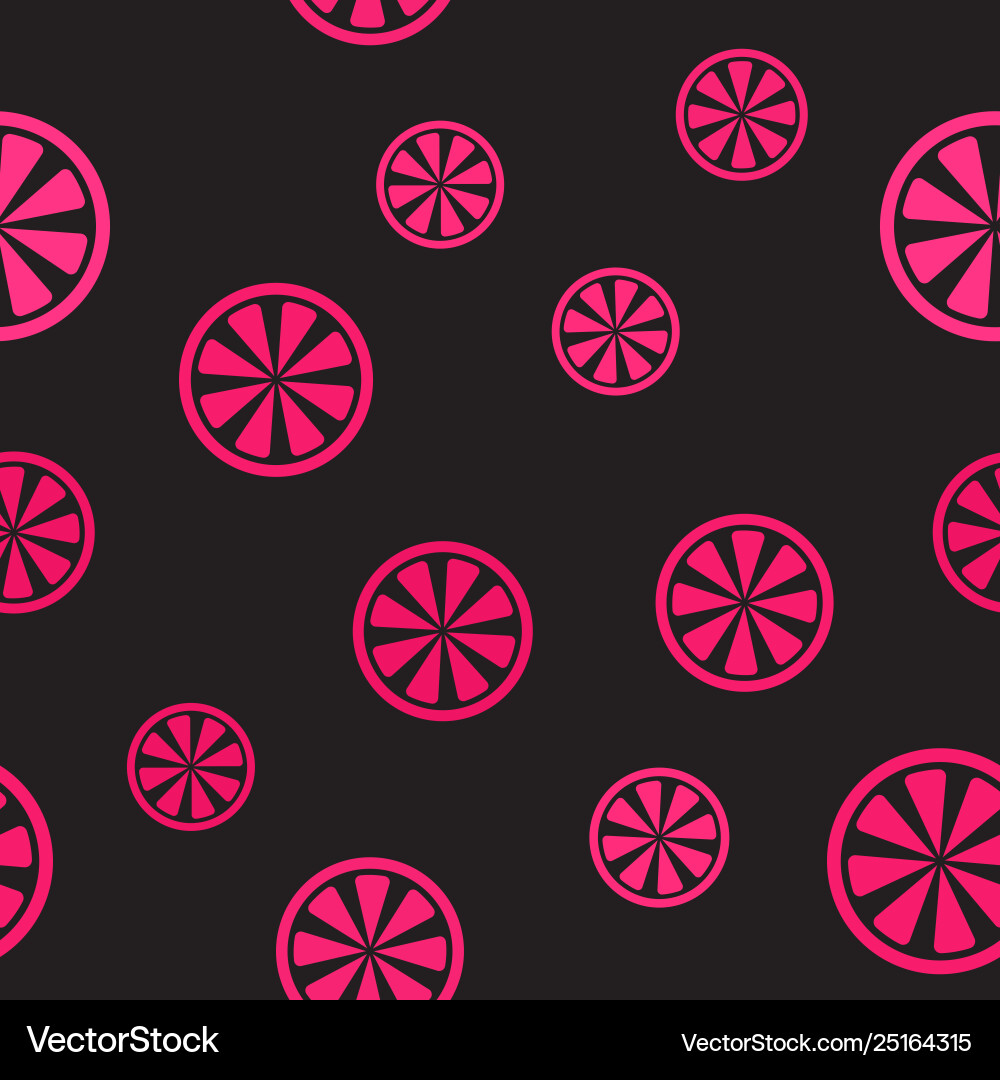 Grapefruit pattern seamless background Vector Image