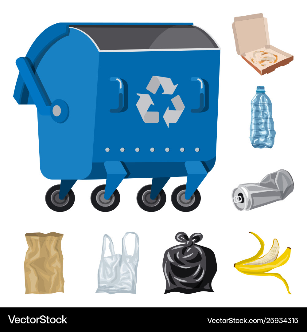 Isolated object environment and waste icon Vector Image