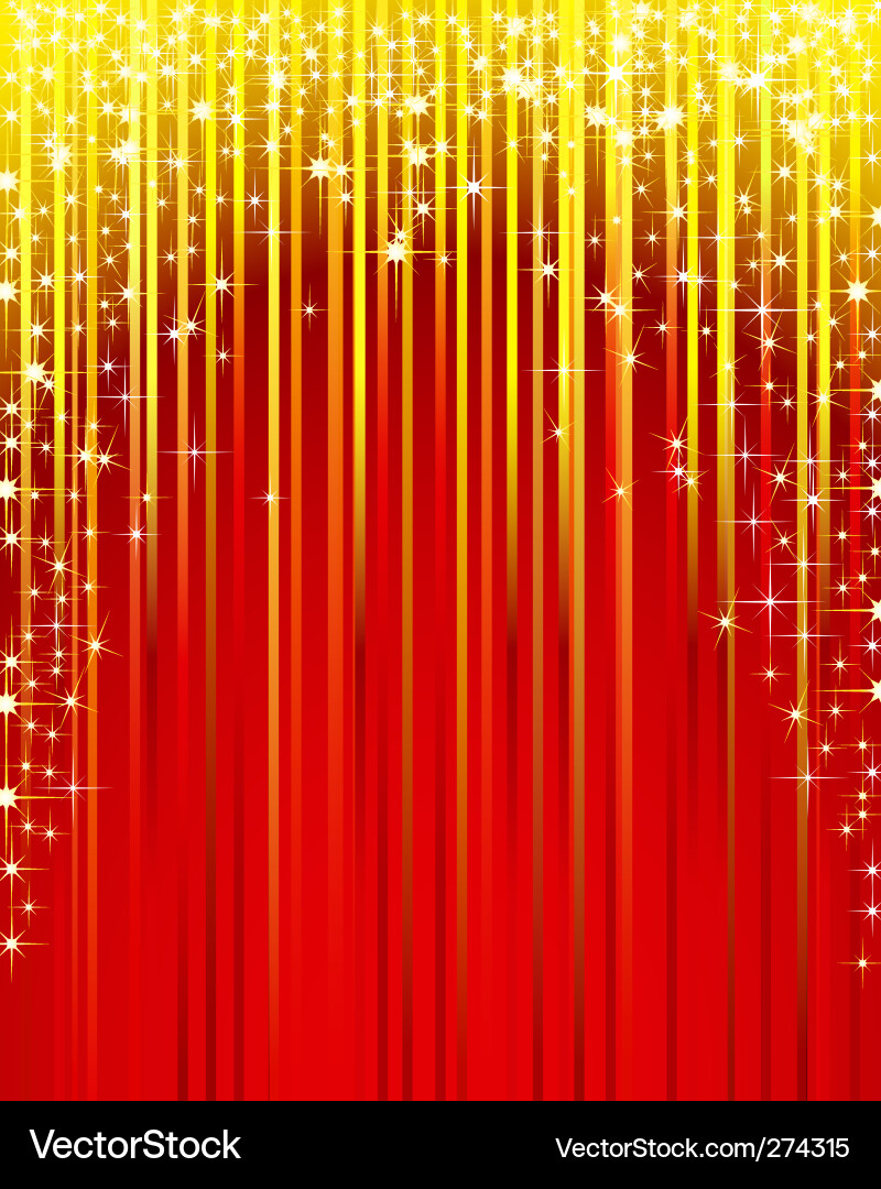 Sparkling Starry Background vector image