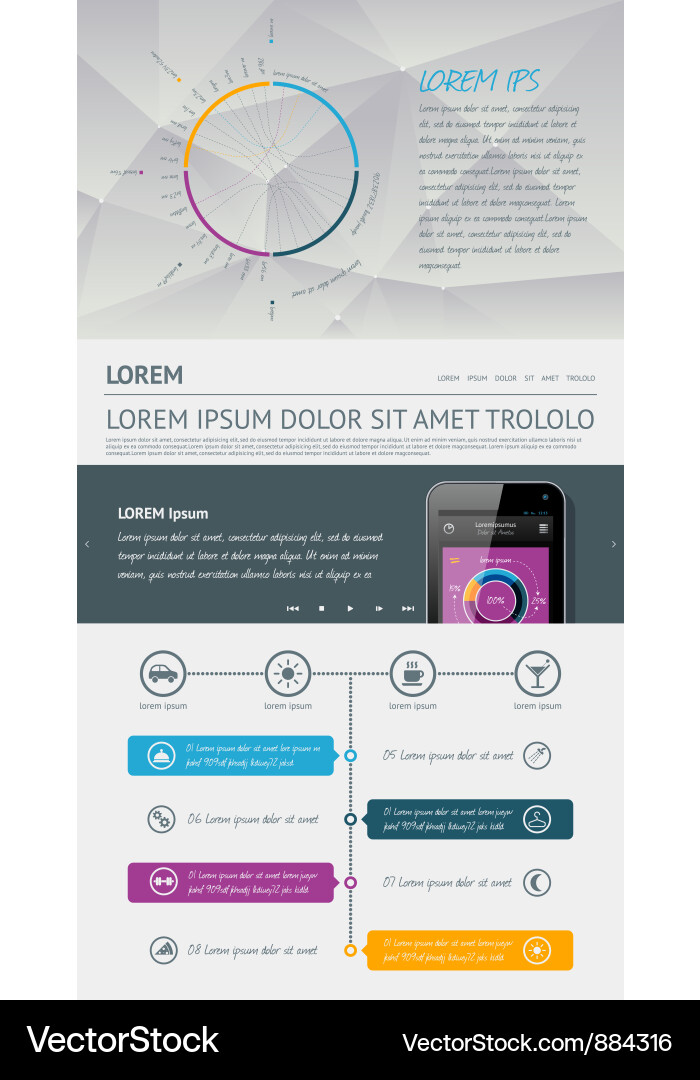 Data Visualization Elements Vector Image