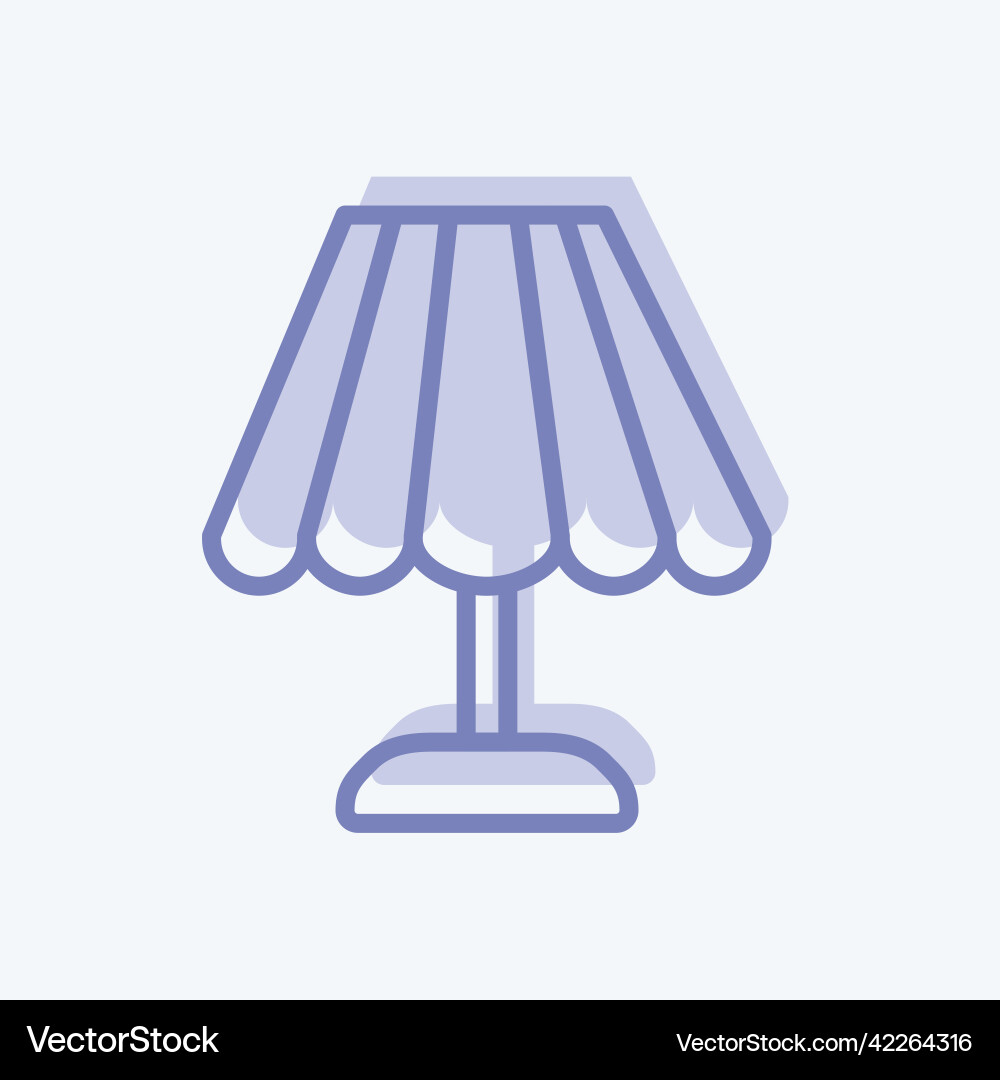 Icon lamp suitable for web interface symbol two Icon lamp suitable for web interface symbol two Vector Image