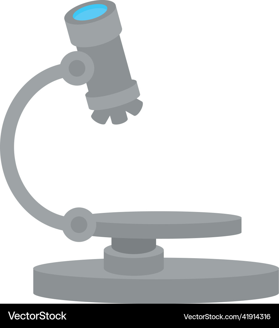 Laboratory microscope science Vector Image