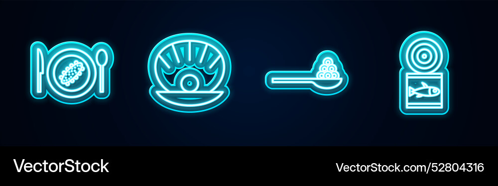 Set line served cucumber on a plate shell Set line served cucumber on a plate shell Vector Image
