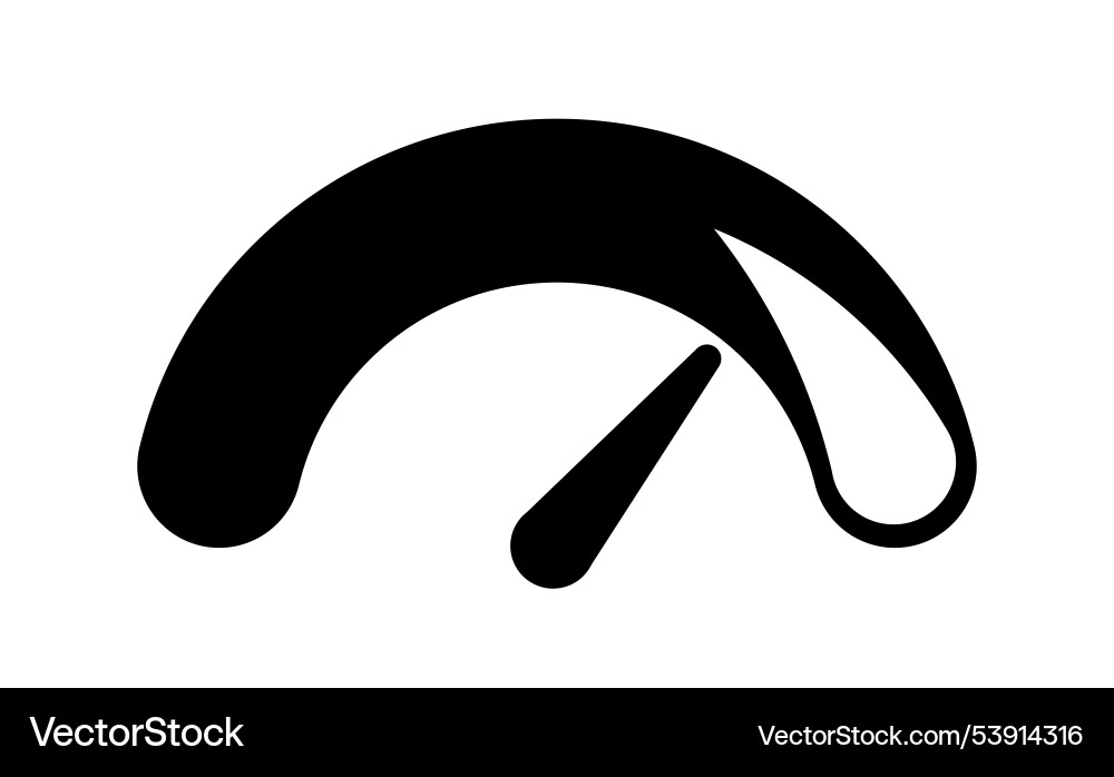 Speed indicator sign speedometer and dashboard Vector Image